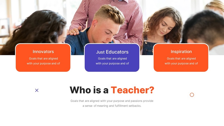 Teacher Education Powerpoint Template, Presentation Templates